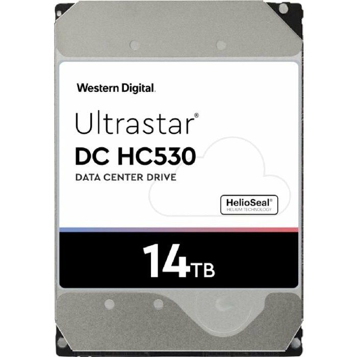 Жёсткий диск 14Tb SAS  WD Ultrastar DC HC530 (0F31052/0F31071) - WUH721414AL5204