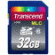 Карта памяти 32Gb SD Transcend  (TS32GSDHC10M)