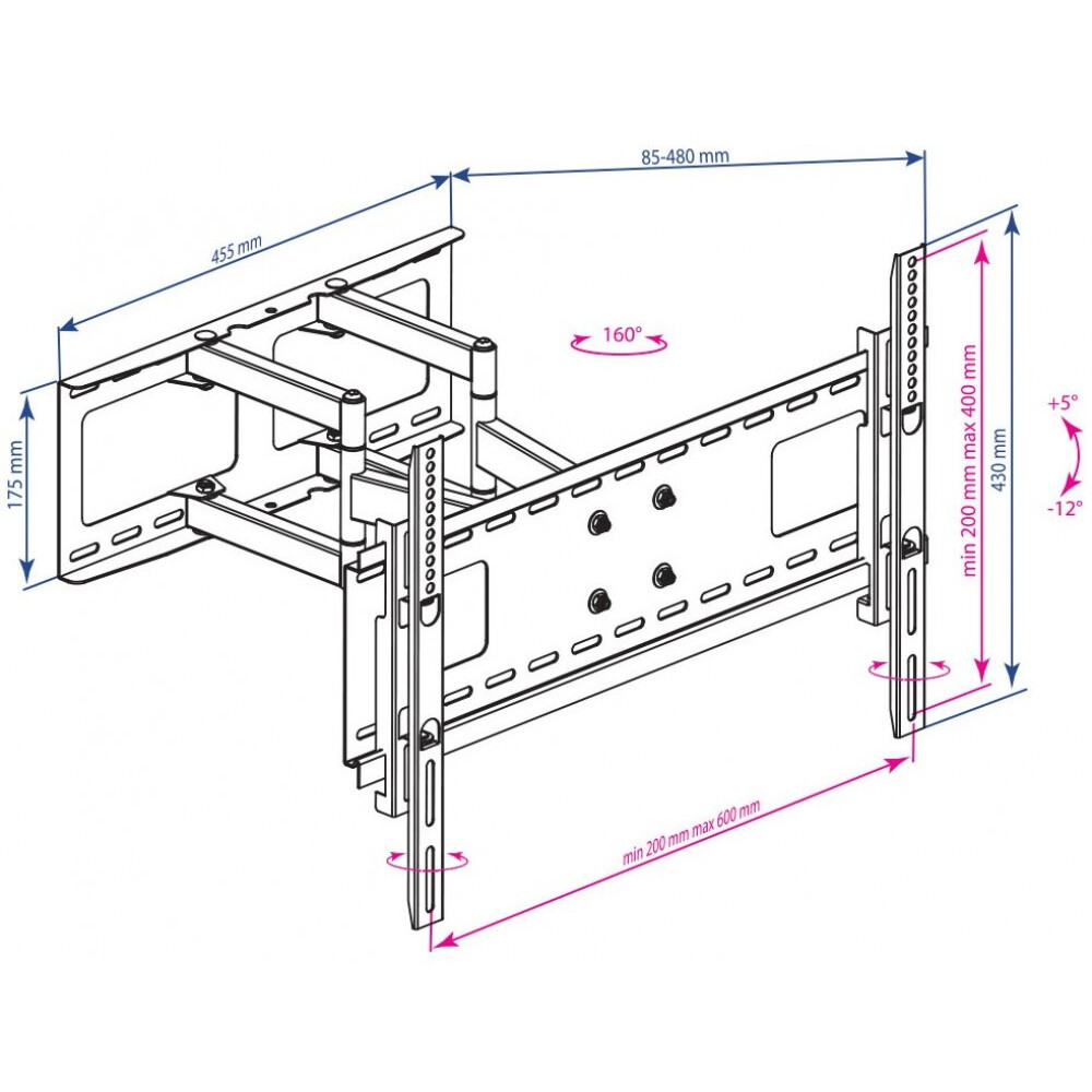 Кронштейн Kromax ATLANTIS-80 - фото 2