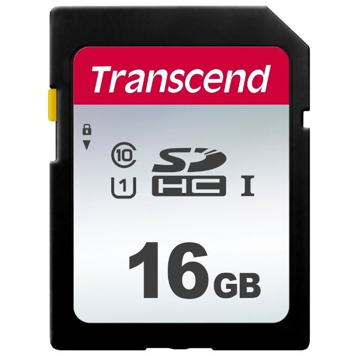 Карта памяти 16GB SD Transcend 300S (TS16GSDC300S)