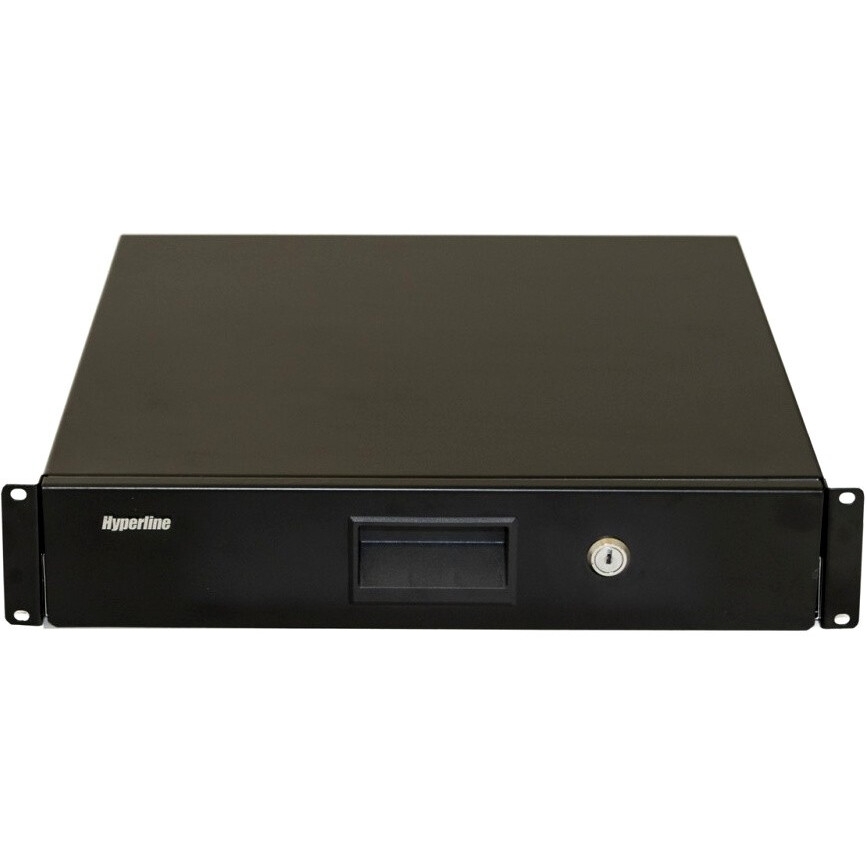 Полка для шкафа/стойки Hyperline TDR3-2U-460-RAL9004