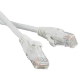 Патч-корд Hyperline PC-LPM-UTP-RJ45-RJ45-C5e-0.15M-LSZH-WH, 0.15м