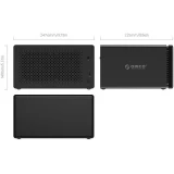 Внешний корпус для HDD Orico NS800C3 Black (NS800C3-BK)