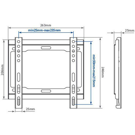 Кронштейн ARM MEDIA STEEL-5 Black - фото 3