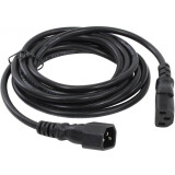 Кабель питания C13 - C14, 3м, VCOM CE001-CU0.75-3M