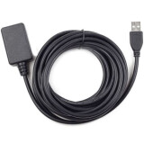 Кабель удлинительный USB A (M) - USB A (F), 4.8м, Gembird UAE016 Black