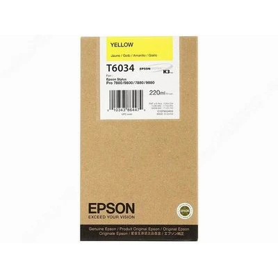 Картридж Epson C13T603400 Yellow