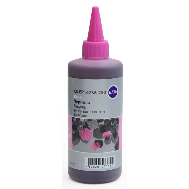 Чернила Cactus CS-EPT6736-250 Light Magenta