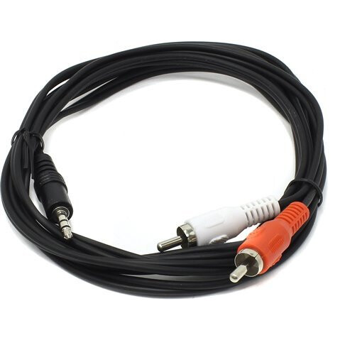 Кабель 3.5 Jack (M) - 2x RCA (M), 1.5м, Telecom TAV7183-1.5M