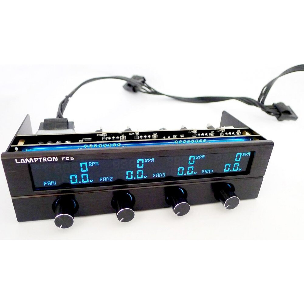 Контроллер вентиляторов Lamptron FC5 v2 - LAMP-FC0052H - фото 2