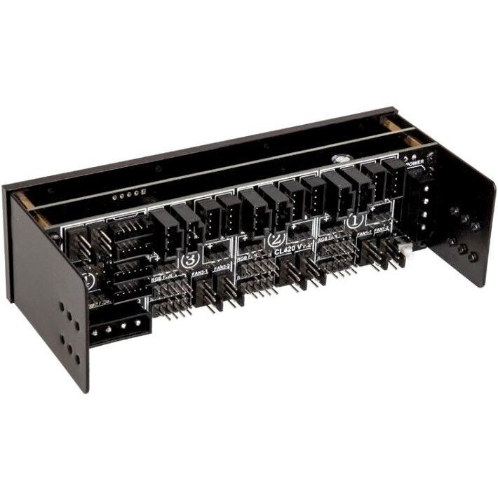 Контроллер вентиляторов Lamptron CL420 Black - LAMP-CL420B - фото 3