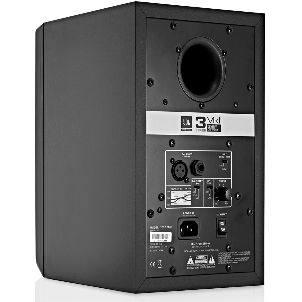 Колонки JBL 305P MKII Black - 305PMKII-EU - фото 4