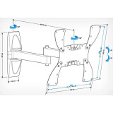 Кронштейн Holder LCDS-5046 White