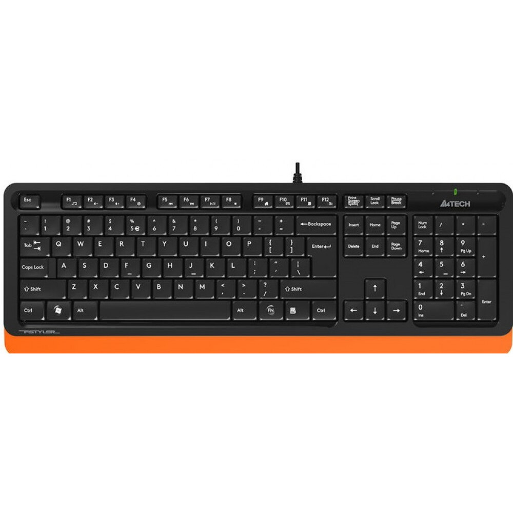 Клавиатура A4Tech Fstyler FK10 Black/Orange