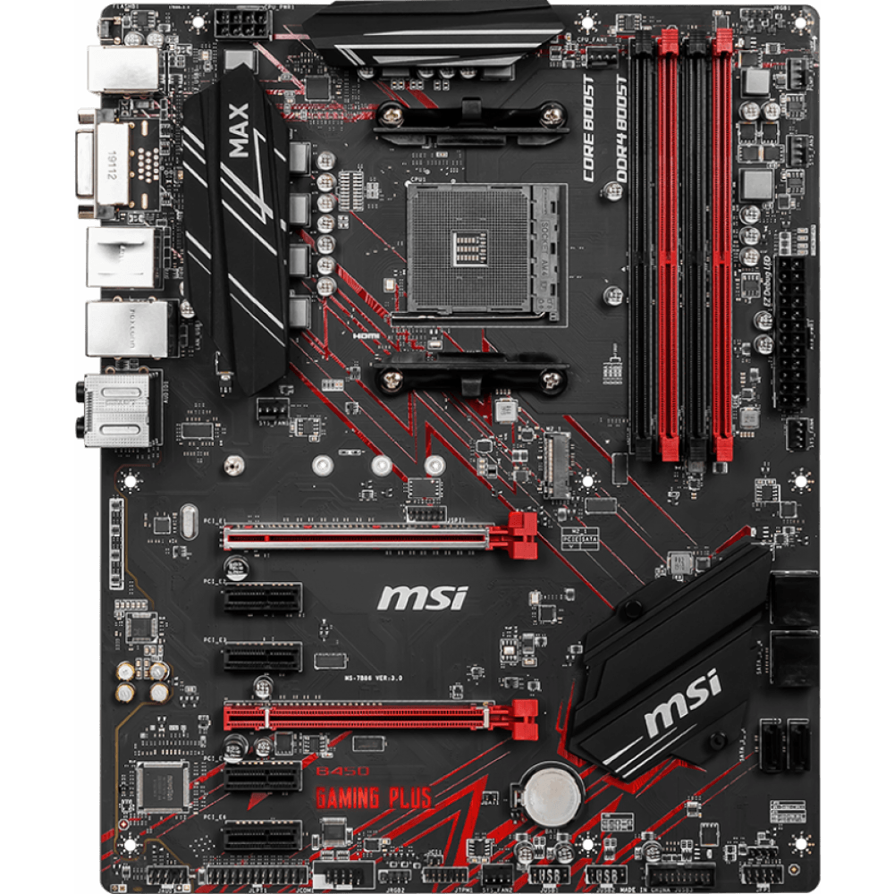 Материнская плата MSI B450 GAMING PLUS MAX