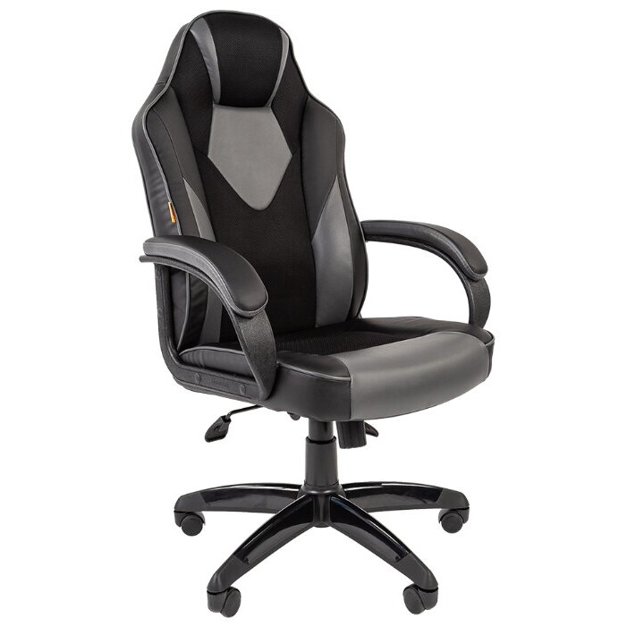 Игровое кресло Chairman Game 17 Black/Gray (00-07024558)