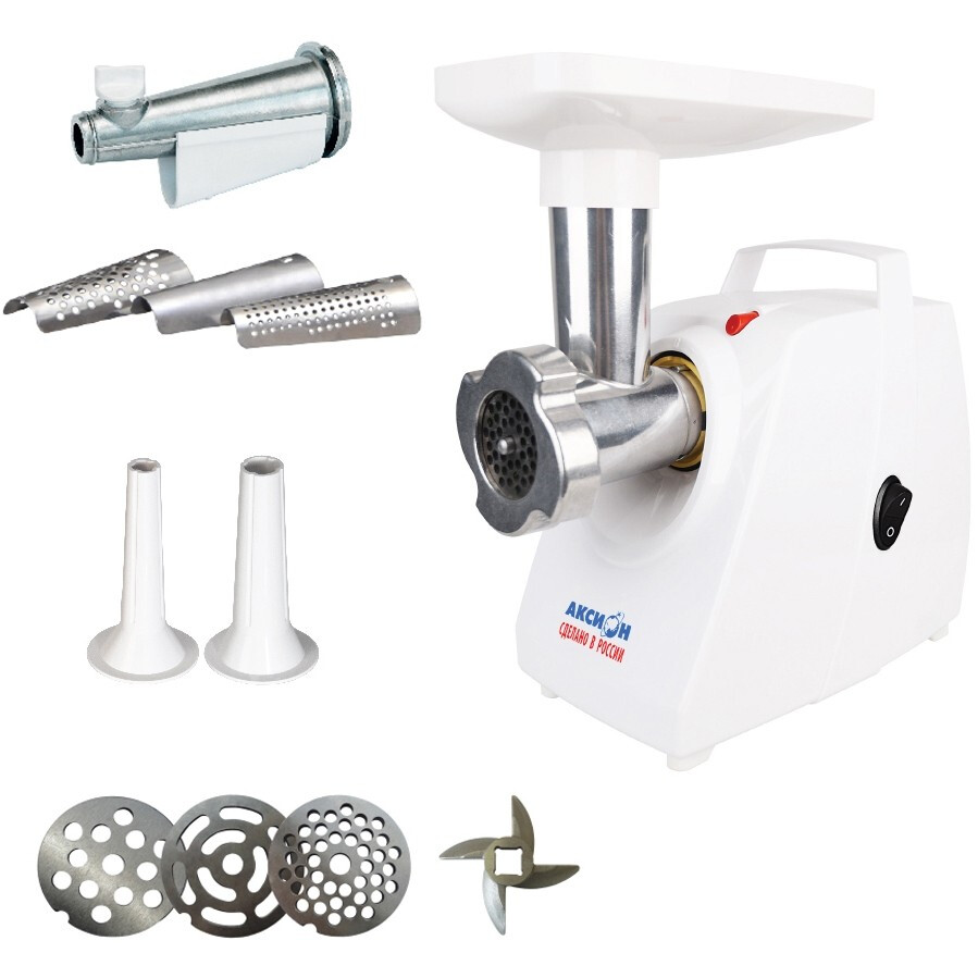 Мясорубка Аксион М 34.04 White