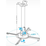 Кронштейн Holder PR-104-B Black
