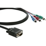 Кабель VGA (M) - 3x RCA (M), 0.9м, Kramer C-GM/3RVM-3