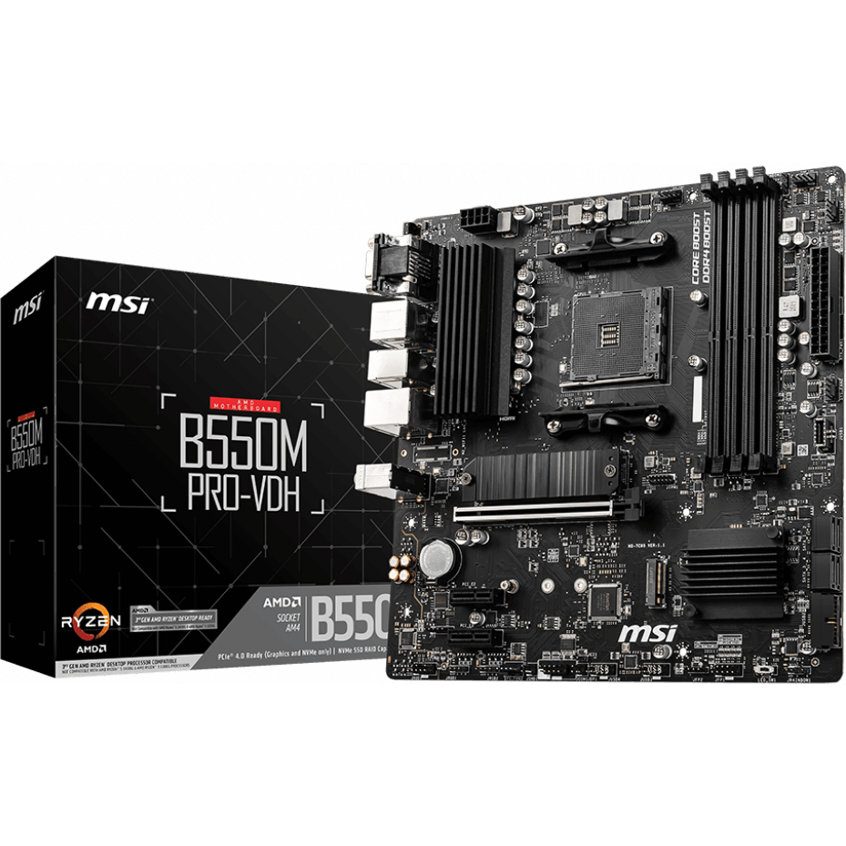 Материнская плата MSI B550M PRO-VDH - фото 4