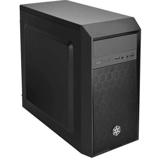 Корпус Silverstone Precision PS16B Black - SST-PS16B - фото 4
