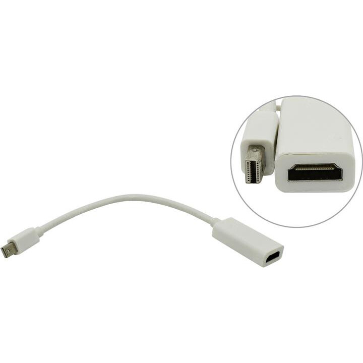 Переходник Mini DisplayPort (M) - HDMI (F), 5bites AP-015