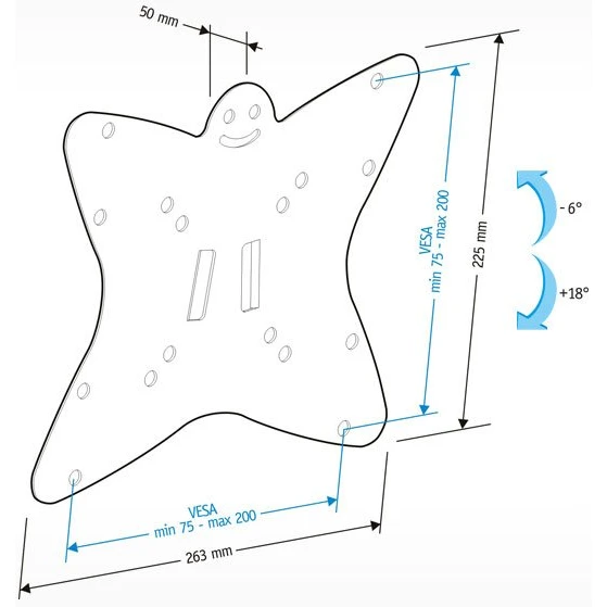 Кронштейн Holder LCDS-5051 Black - фото 2