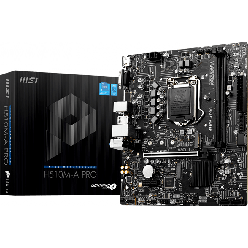 Материнская плата MSI H510M-A PRO - фото 5
