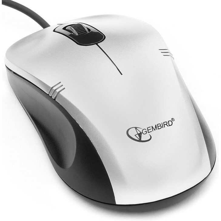 Мышь Gembird MOP-100 Silver - MOP-100-S - фото 2