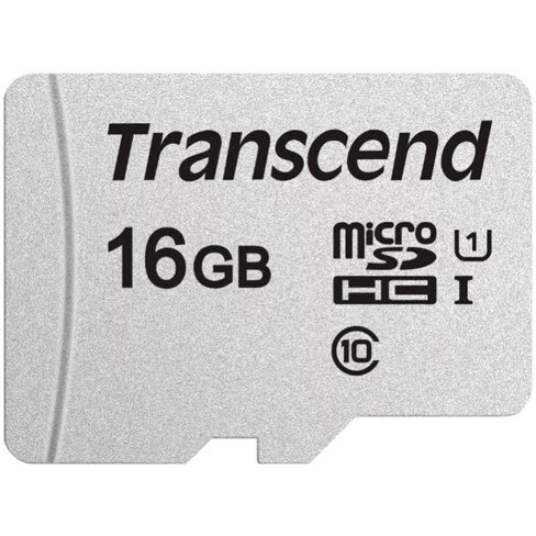 Карта памяти 16GB MicroSD Transcend (TS16GUSD300S)