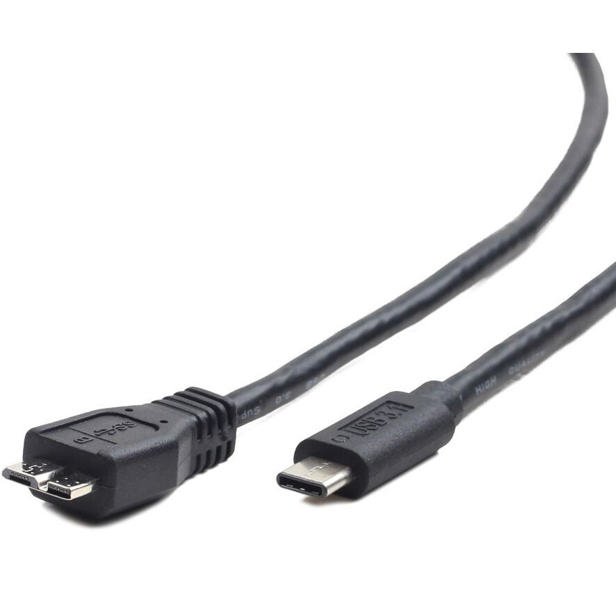 Кабель microUSB 3.0 B (M) - USB Type-C, 1.8м, Gembird CCP-USB3-mBMCM-6