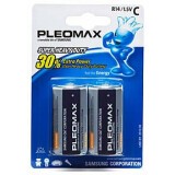 Батарейка Pleomax (R14-2BL, 2 шт.) (C0019247)