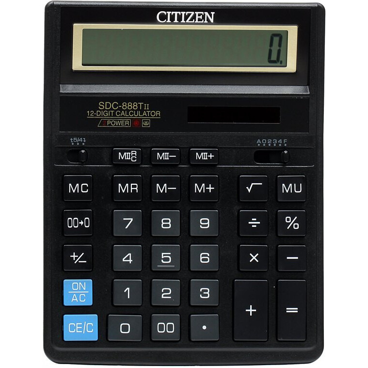 Калькулятор Citizen SDC-888TII