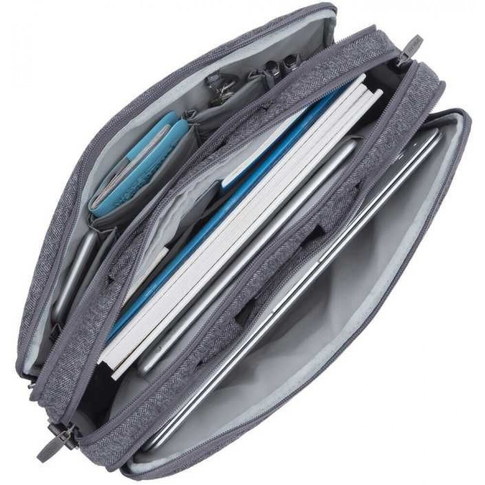 Сумка для ноутбука Riva 7930 Grey - фото 6