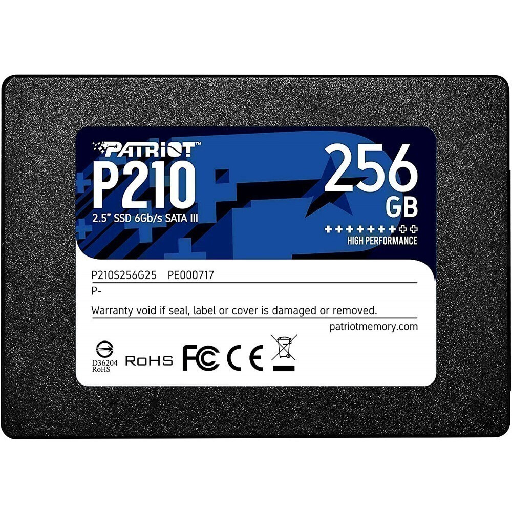 Накопитель SSD 256GB Patriot P210 (P210S256G25)