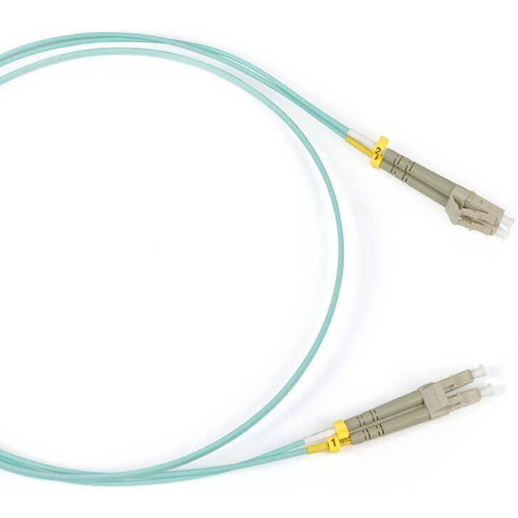 Патч-корд Hyperline FC-D2-503-LC/PR-LC/PR-H-5M-LSZH-AQ, 5м - FC-503-LC-LC-10G-5M