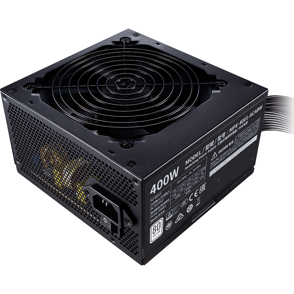 Блок питания 400W Cooler Master MWE White V2 (MPE-4001-ACABW-EU)