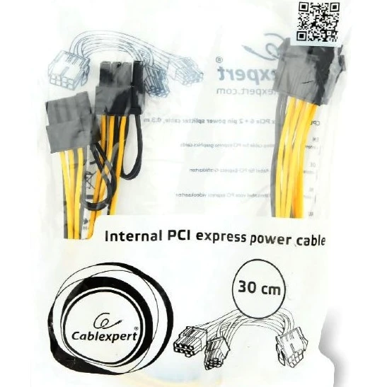 Разветвитель PCI-E 8-pin - 2x PCI-E 6+2-pin, 0.3м, Cablexpert CC-PSU-85 - фото 2
