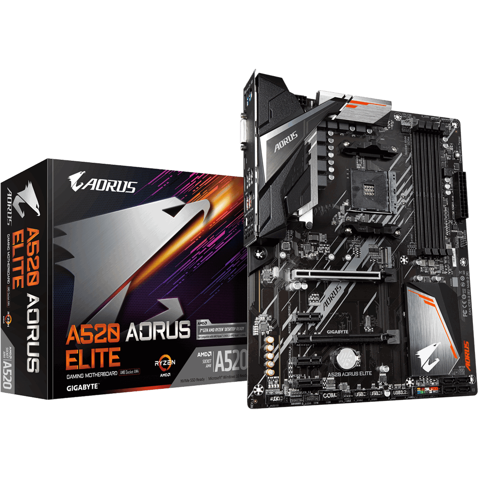 Материнская плата Gigabyte A520 AORUS ELITE - фото 4