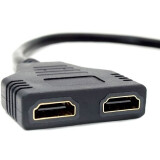 Разветвитель HDMI (M) - 2x HDMI (F), KS-IS KS-362