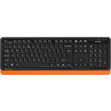 Клавиатура + мышь A4Tech Fstyler FG1010 Black/Orange