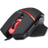 Мышь Delux M611 Black/Red (M611BU)