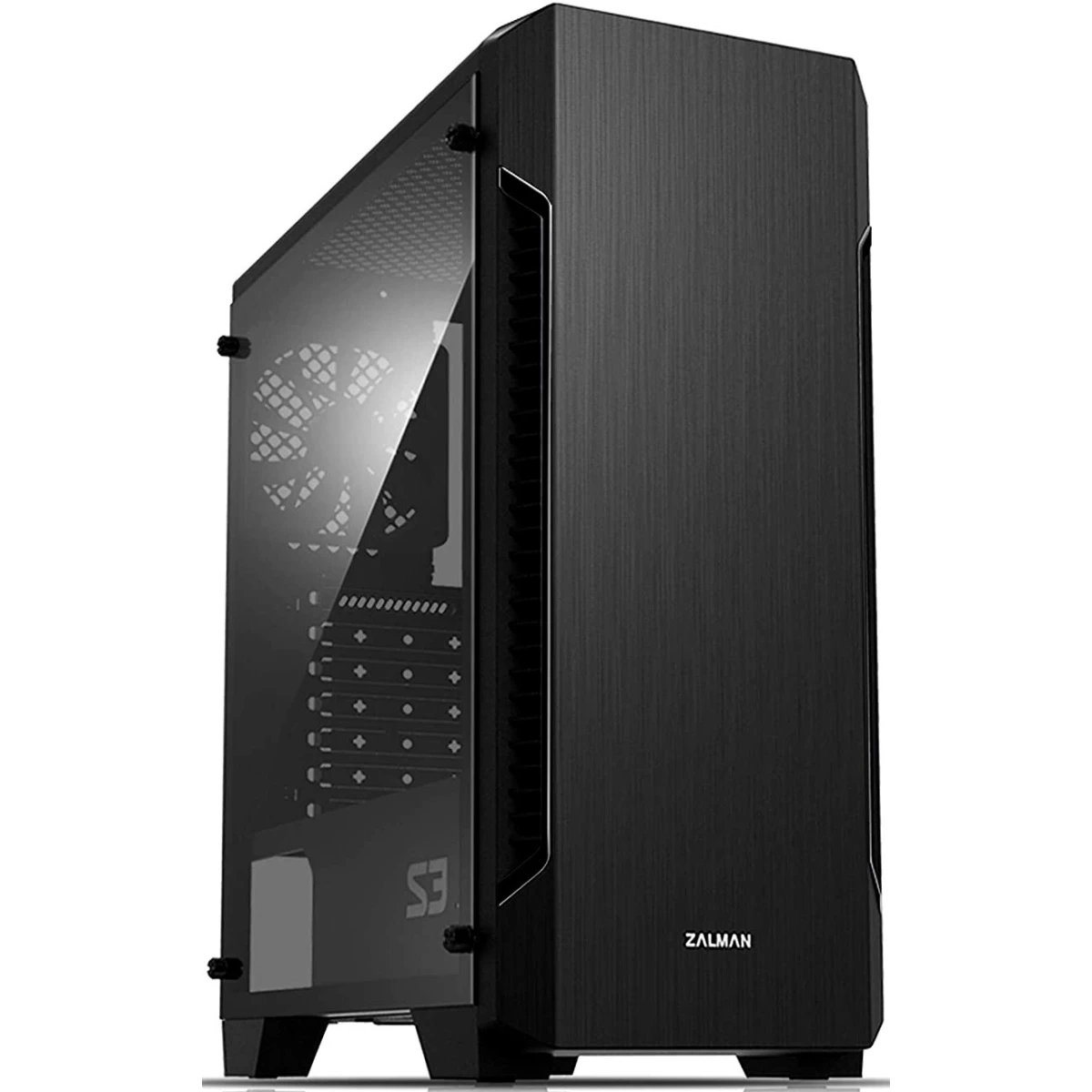 Корпус Zalman S3 TG Black - фото 2
