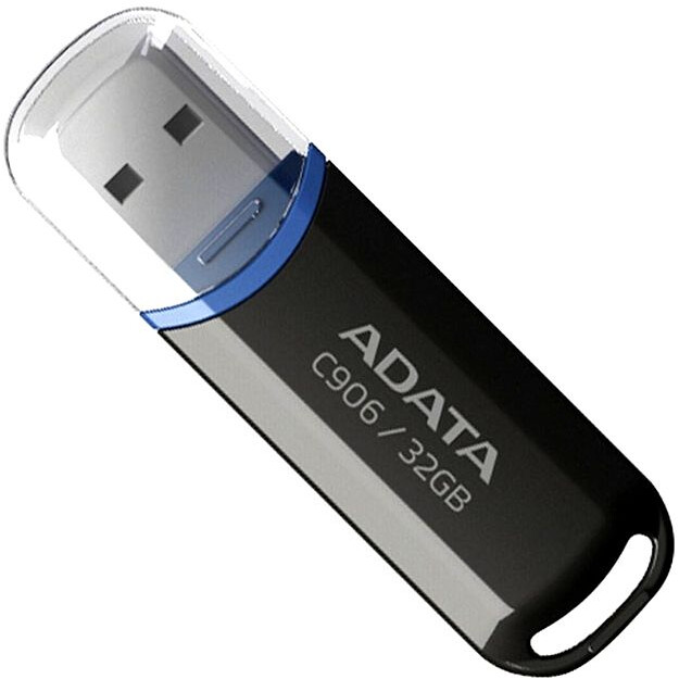 USB Flash накопитель 32GB ADATA C906 Black
