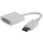 Переходник DisplayPort (M) - DVI (F), Gembird A-DPM-DVIF-002-W