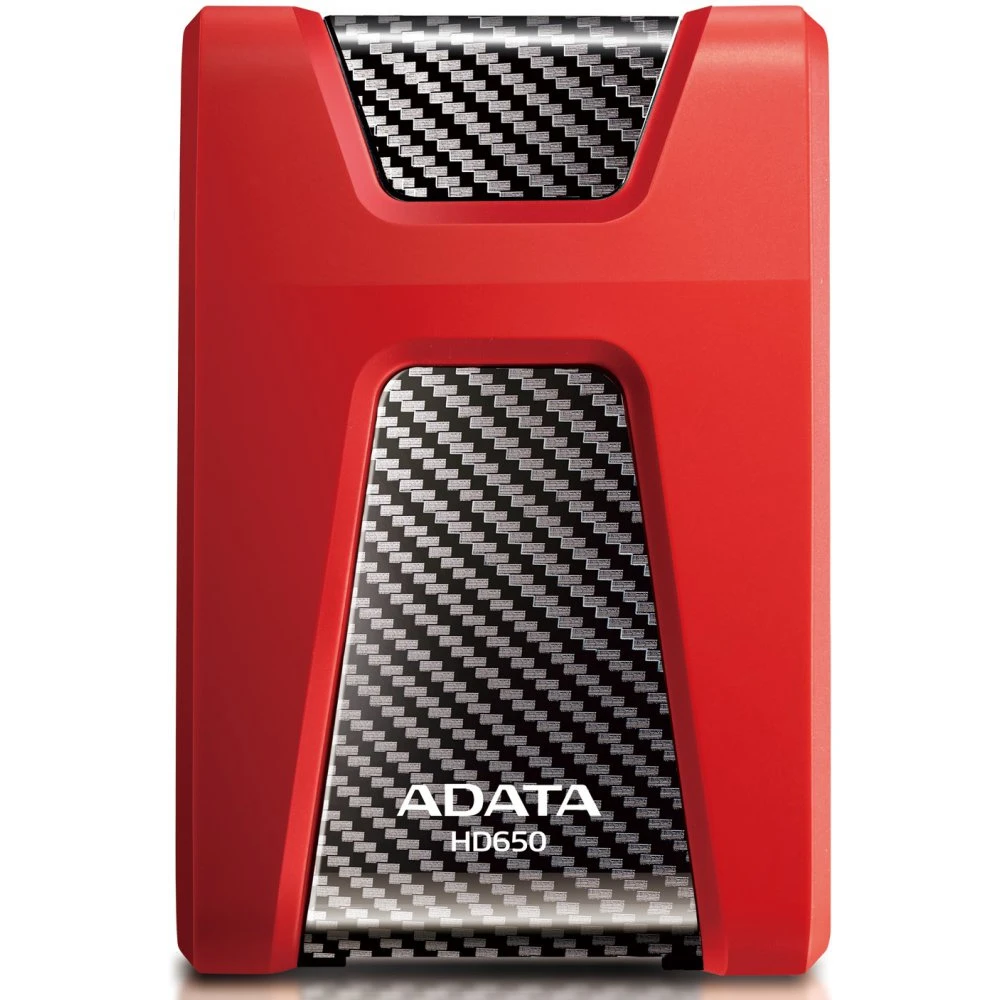 Внешний жёсткий диск 1Tb ADATA HD650 Red (AHD650-1TU31-CRD) - фото 2