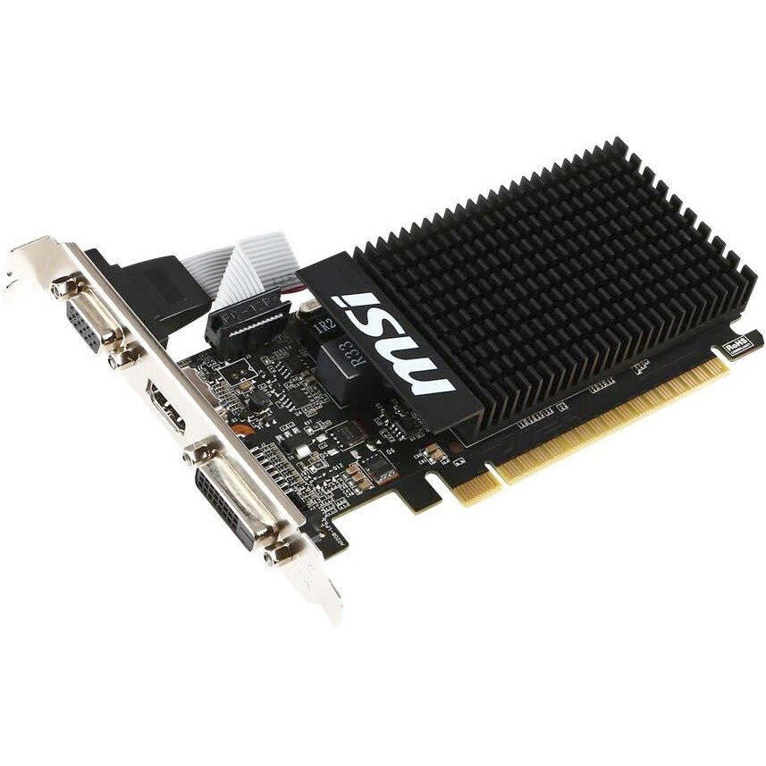 Видеокарта NVIDIA GeForce GT 710 MSI 2GB (GT 710 2GD3H LP)