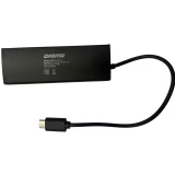 USB-концентратор Digma HUB-4U2.0-UC-B