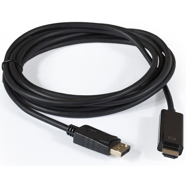 Кабель DisplayPort (M) - HDMI (M), 1.8м, ExeGate EX-CC-DP-HDMI-1.8