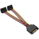 Разветвитель SATA - 2x SATA, 0.15м, Vention KDBBB